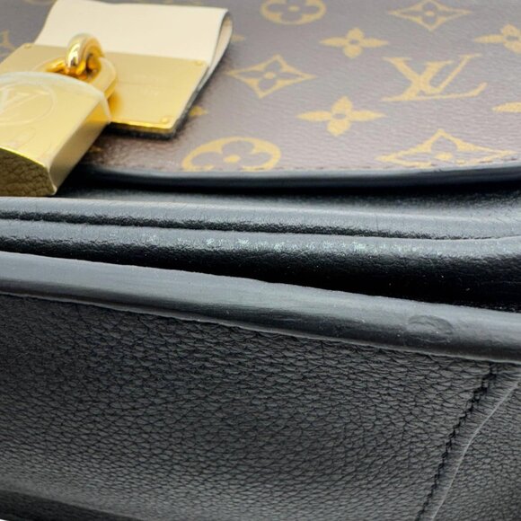 Louis Vuitton  Vaugirard Monogram Canvas Shoulder Bag Black - Picture 12 of 16